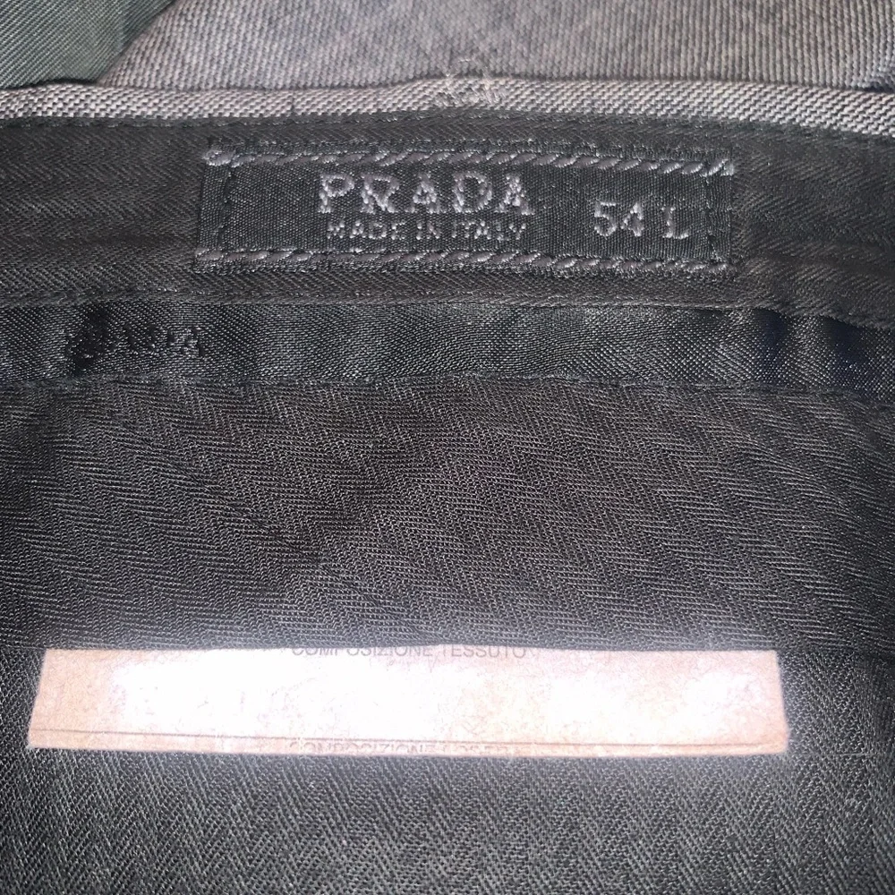 Prada Suit Men Grey Drop 8 100% Wool 54L